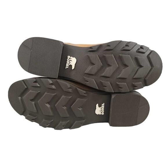 Sorel Emelie Foldover Casual Boots in Camel Brown Waterproof Leather Suede - Picture 12 of 14